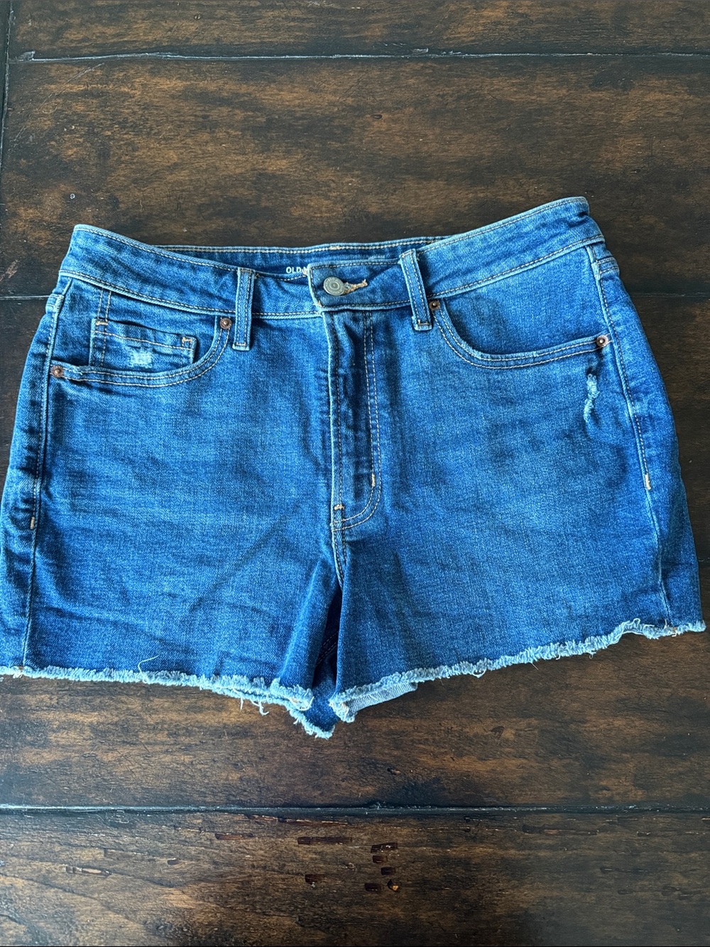 Old Navy OG Straight High Rise Denim Shorts